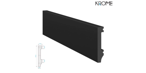 Listwa przypodłogowa polistyren HD - P8015B, Krome