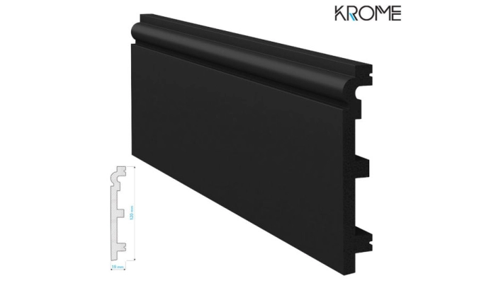 Listwa przypodłogowa polistyren, P12019B Krome