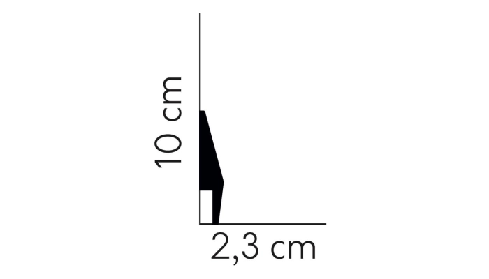 Listwa przypodłogowa, sufitowa, Mardom Decor MD016