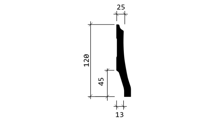 Listwa przypodłogowa Creativa PRO-104