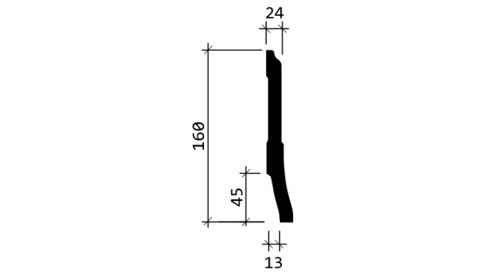 Listwa przypodłogowa Creativa PRO-105