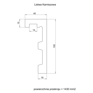Listwa Karniszowa LK-01 Creativa