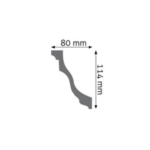 Listwa sufitowa, gzyms Creativa LGZ-10