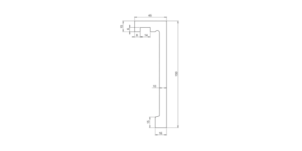 Listwa karniszowa Creativa LK-02