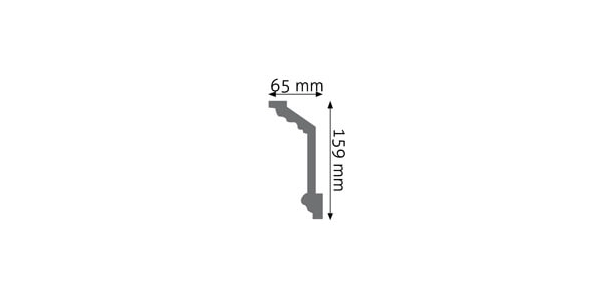 Listwa sufitowa Creativa LGZ-08