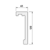 Listwa karniszowa Creativa LK-03 300 cm