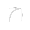 Listwa karniszowa Creativa LK-06