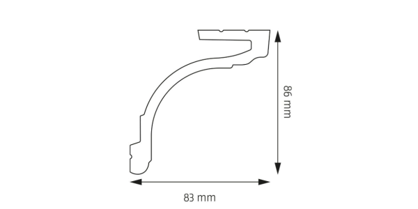 Listwa karniszowa Creativa LK-05 300 cm