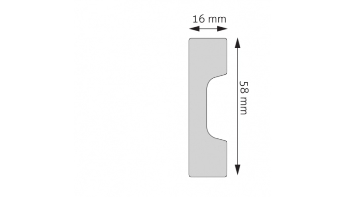 Listwa przypodłogowa Creativa LPC-27M
