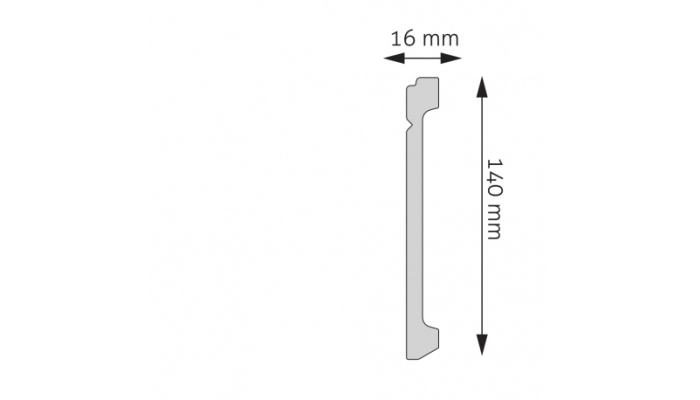 Listwa przypodłogowa Creativa LPC-30M