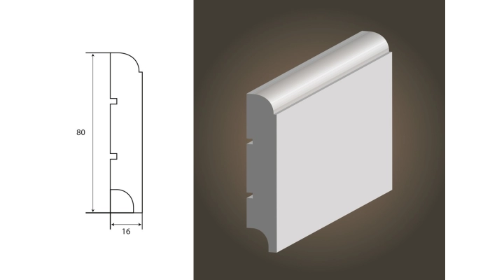 Lagrus listwa Classic R10F