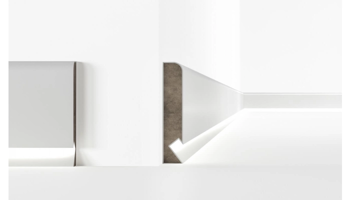 Listwa przypodłogowa MDF LED Hania R5, Perfect