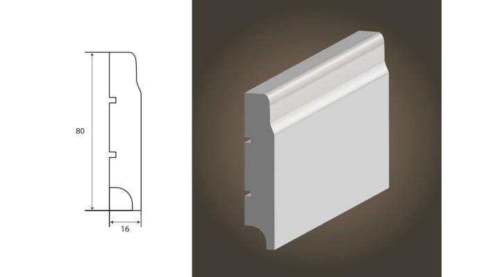 Lagrus listwa Krym 80 NP