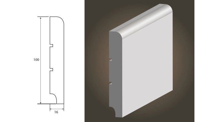 Listwa Standard 100 R10