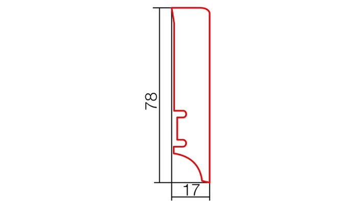 listwa drewaniana czarna