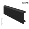 Listwa przypodłogowa czarna polistyren HD - P8018B, Krome