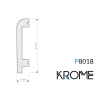 Listwa przypodłogowa polistyren HD - P8018, Krome