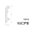 Listwa przypodłogowa polistyren, P8019 Krome
