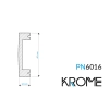 Listwa ścienna, przypodłogowa polistyren PN 6016, Krome