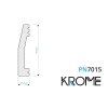 Listwa przypodłogowa polistyren, PN7015 Krome