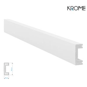 Listwa ścienna, przypodłogowa polistyren HD - PN 4016, Krome