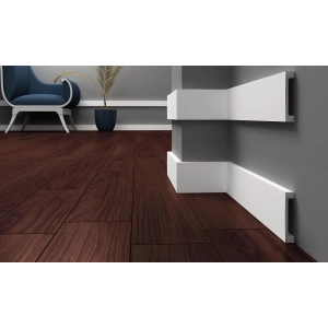 Listwa przypodłogowa, ścienna polistyren, PN 8016 Krome