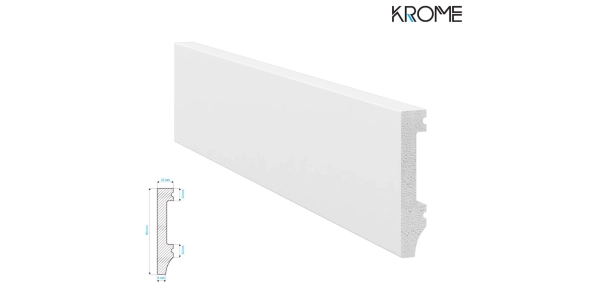 Listwa przypodłogowa polistyren HD - P8015, Krome