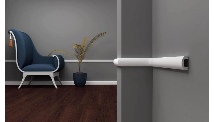 Listwa ścienna polistyren, N3417 Krome