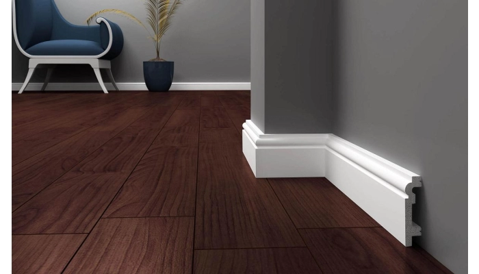 Listwa przypodłogowa polistyren, P8019 Krome