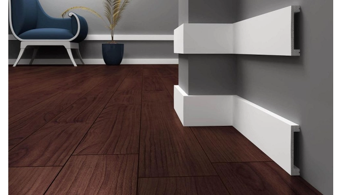 Listwa przypodłogowa, ścienna polistyren, PN 8016 Krome