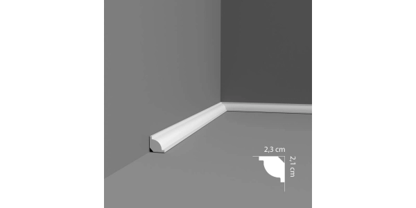 Listwa przypodłogowa MD001P - Mardom Decor