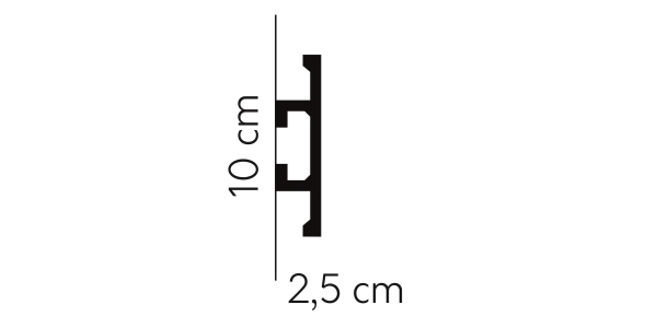 Listwa ścienna, sufitowa, oświetleniowa Mardom Decor QL017