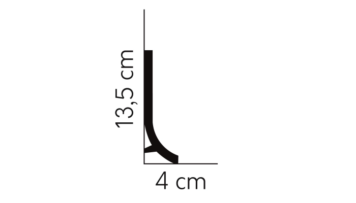 Listwa przypodłogowa, ścienna sufitowa QS011 - Mardom Decor