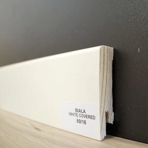 Listwa przypodłogowa biała sosnowa, Pedross 60/16