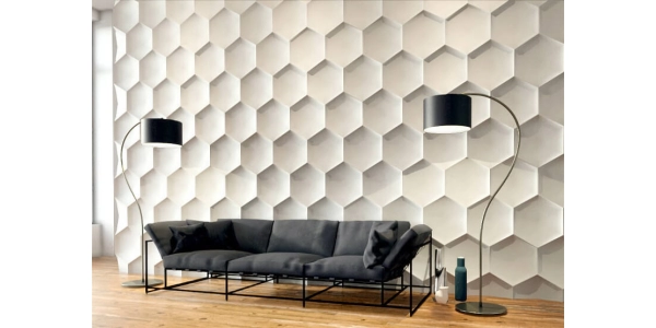 Panel ścienny 3D ArtPanel - Hexagon