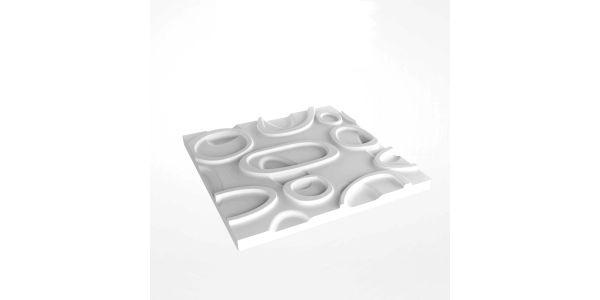Panel ścienny 3D ArtPanel - Okręgi