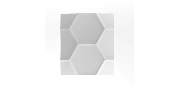 Panel ścienny 3D ArtPanel - Hexagon