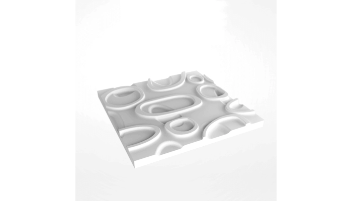 Panel ścienny 3D ArtPanel - Okręgi