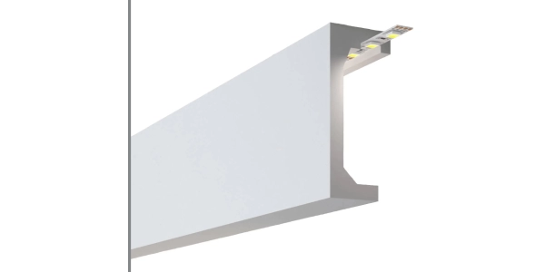Listwa karniszowa QL046 Mardom Decor 240 x 12 x 5 cm - 240 x 12 x 5 cm