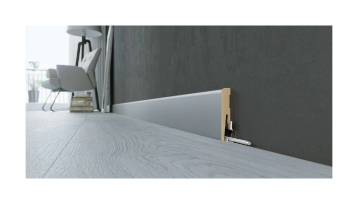 Listwa Szara Canvas Cavare ML0801 - 16x80x2420 mm