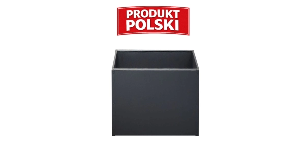 Donica ogrodowa metalowa 100x100x70