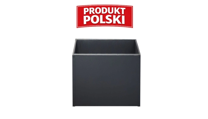 Donica ogrodowa metalowa 100x100x70