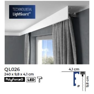 Listwa karniszowa QL026 - Mardom Decor