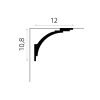 Listwa karniszowa sufitowa MD105 - Mardom Decor