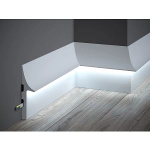 Listwa przypodłogowa, sufitowa, oświetleniowa QL008 - Mardom Decor