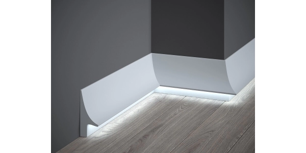 Listwa przypodłogowa, sufitowa, oświetleniowa QL007 - Mardom Decor