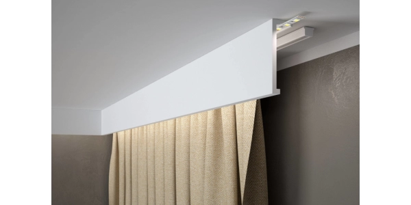Listwa karniszowa QL035 Mardom Decor 240 x 12 x 4 cm - 240 x 12 x 4 cm