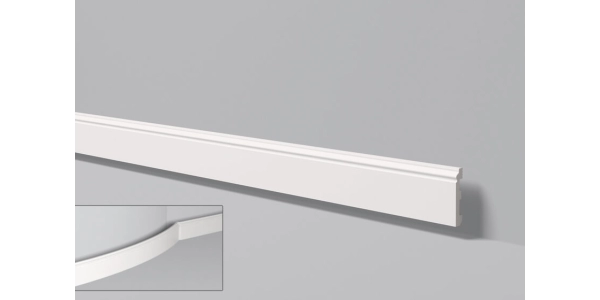 Listwa przypodłogowa NMC WALLSTYL FL1 200 cm 80 x 13 x mm