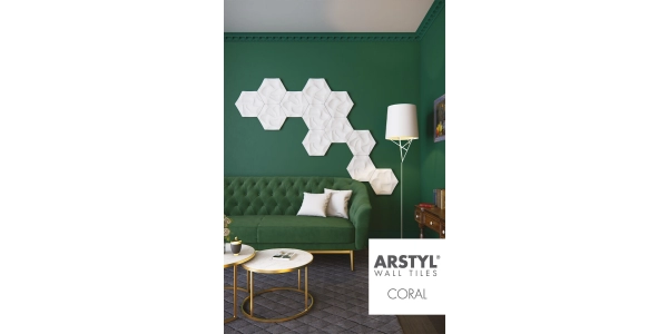 Panel ścienny 3D NMC Coral, Arstyl Wall Tiles by Mac Stopa