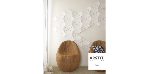 Panel ścienny 3D NMC Ray, Arstyl Wall Tiles by Mac Stopa